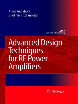 cover image of Advanced Design Techniques for RF Power Amplifiers